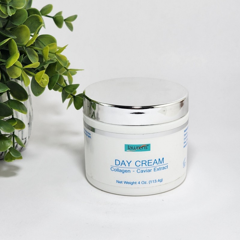 Lawrens Day Cream with Collagen and Caviar Extract 4 oz / (113.4 g) ~ Sealed