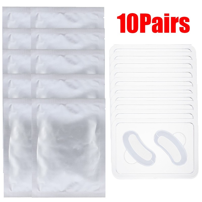 10 Pairs Hyaluronic Acid Microneedle Eye Patches Wrinkles Fine Line Removal Mask