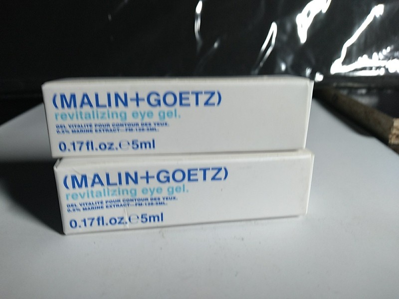 2-PACK MALIN+GOETZ Revitalizing Eye Gel MARINE EXTRACT, 0.17 FL OZ NIB