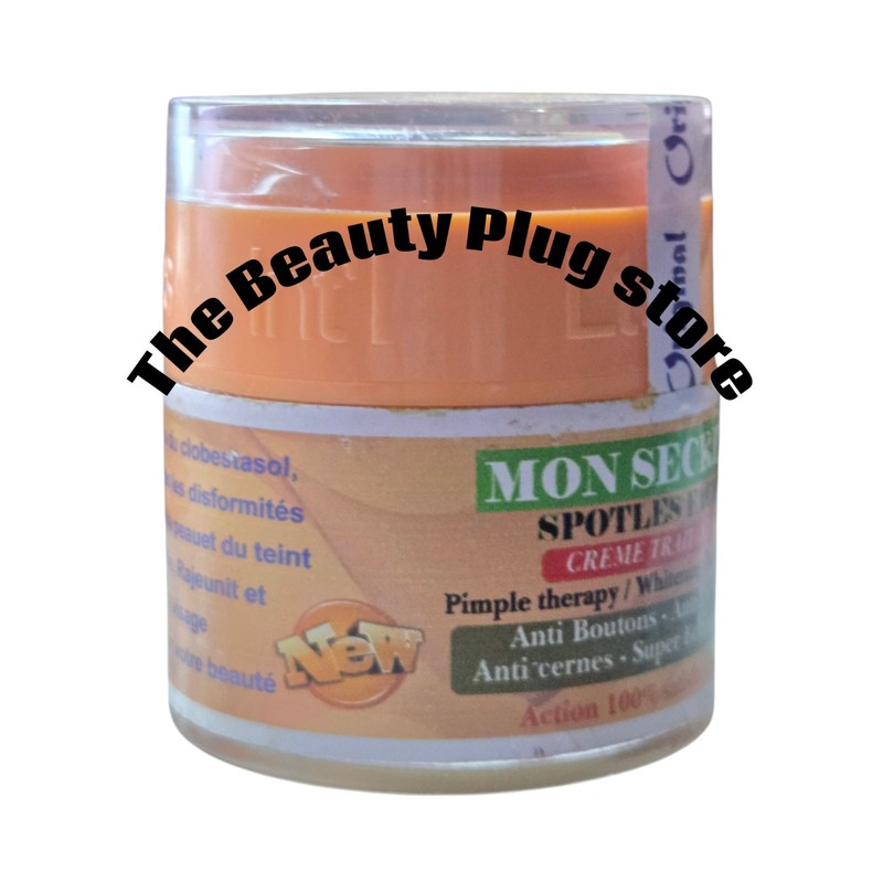 X 1 Jar Mon Secret Spotless Moisturizing Face Cream. 50g. NOTE JAR IS NOT FULL!✅ gallery