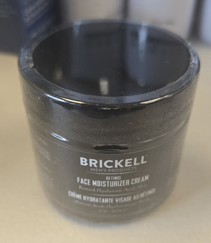 Brickell Men’S Retinol Face Moisturizer Cream 2 oz New Sealed