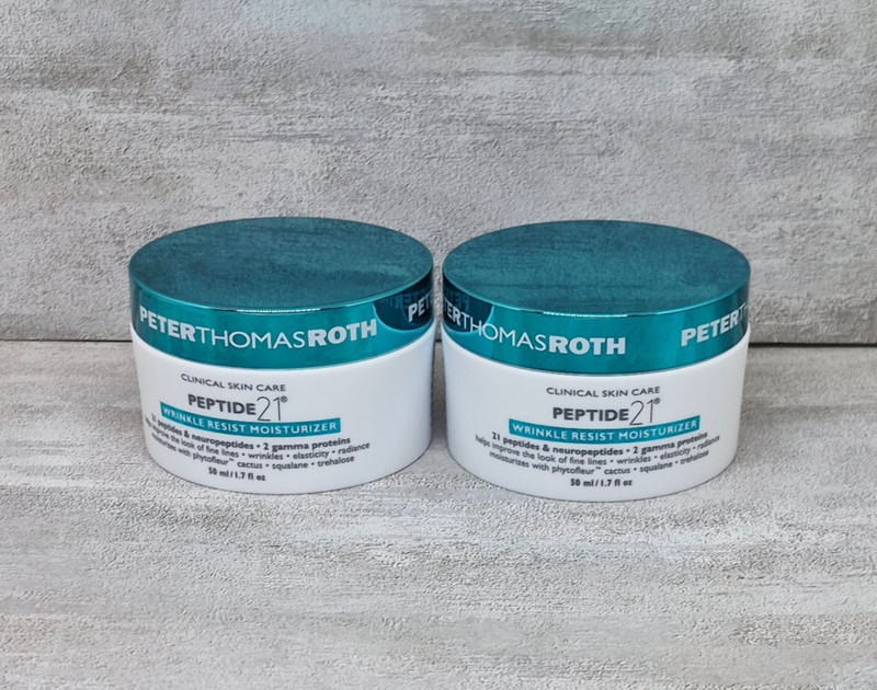 2 Peter Thomas Roth Peptide 21 Wrinkle Resist Moisturizer 1.7 oz Skincare