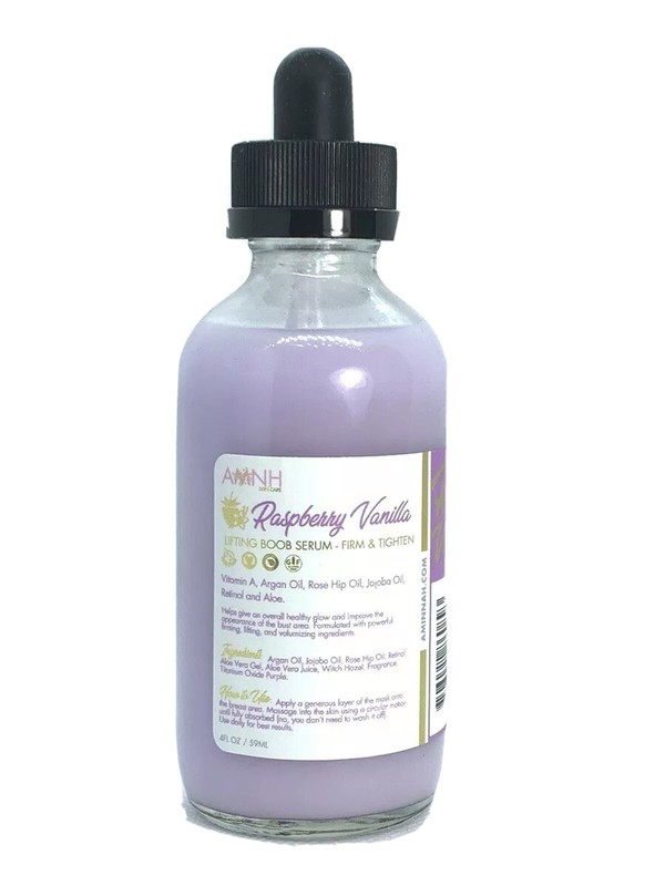 AMNH SKIN CARELIFTING BOOB SERUM RASPBERRY&VANILLA ANTI-AGING FIRM&TIGHTEN 4OZ gallery