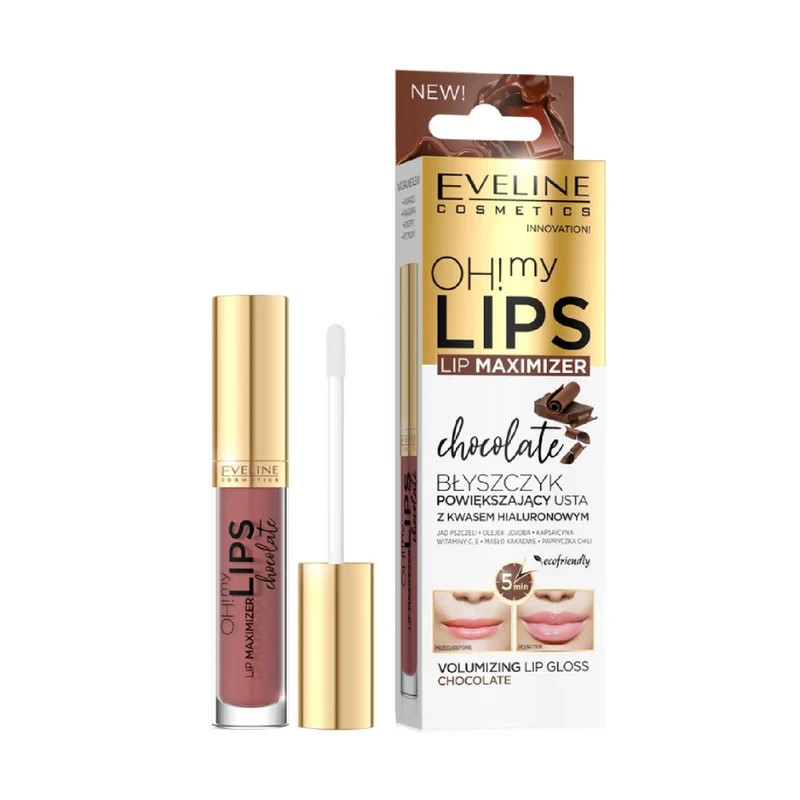 EVELINE Oh My Lips Chocolate Lip Gloss Enlargement 4.5ml