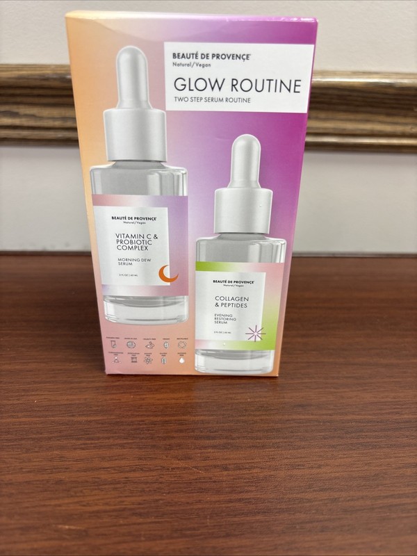 Glow Routine | Two-Step AM/PM Serum Set by Provence Beauty – 2 fl oz ea