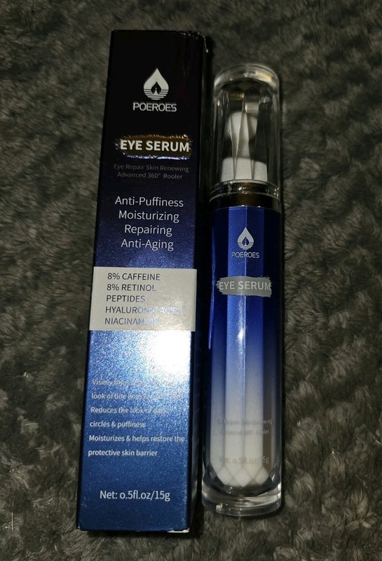 Poeroes Eye Serum Rollerball Applicator Anti-Aging Dark Circles Puffiness