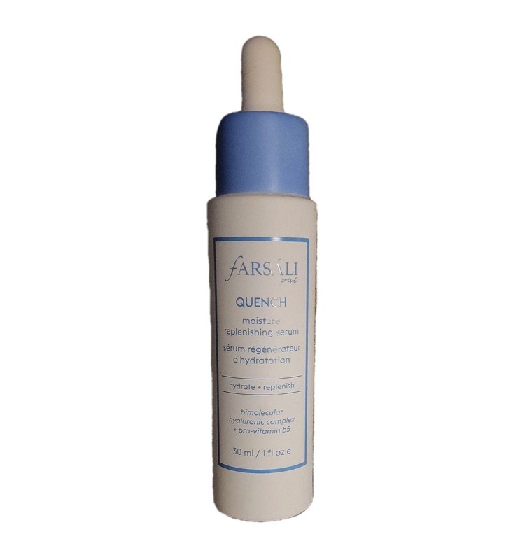 NIB Farsali Quench Moisture Replenishing Serum Skincare Full Size 30ml 1oz NWOB
