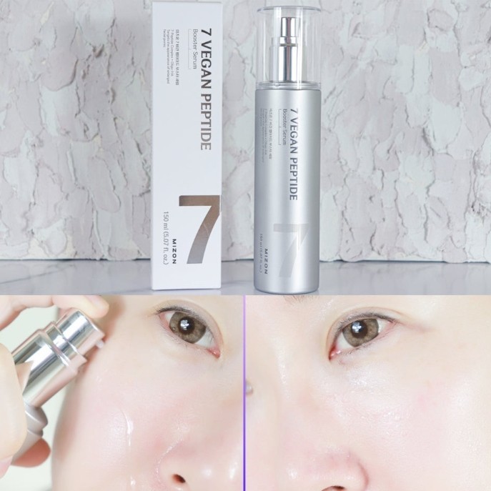 MIZON 7 Vegan Peptide Booster Serum 150ml Pore Care Elasticity Moisture Serum