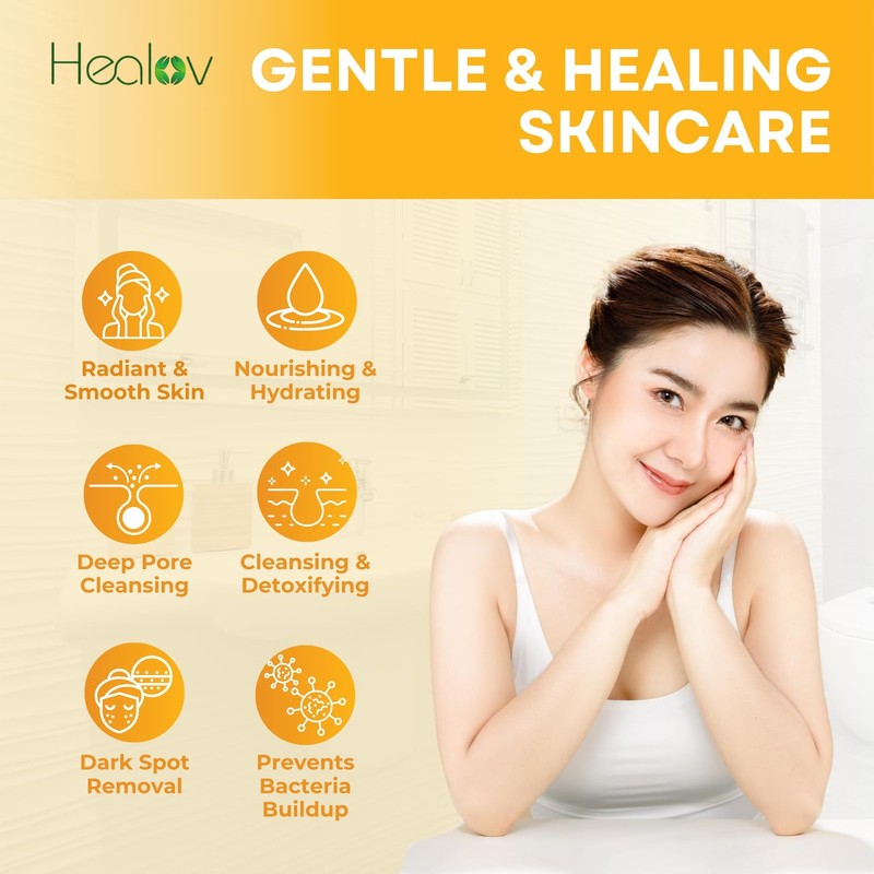 Turmeric Face Cream for Face & Body - All Natural Turmeric Skin Brightening Lo gallery