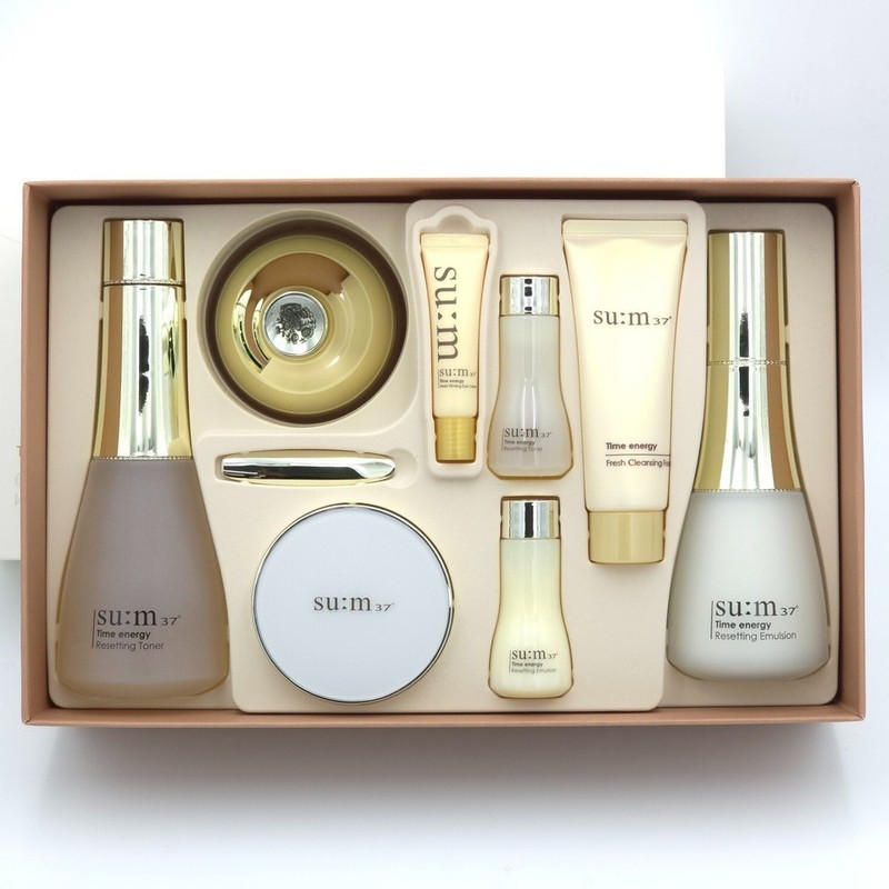 SU:M37 Time Energy 4pcs Special Set 8 Items Anti Aging Moisturizing K-Beauty gallery