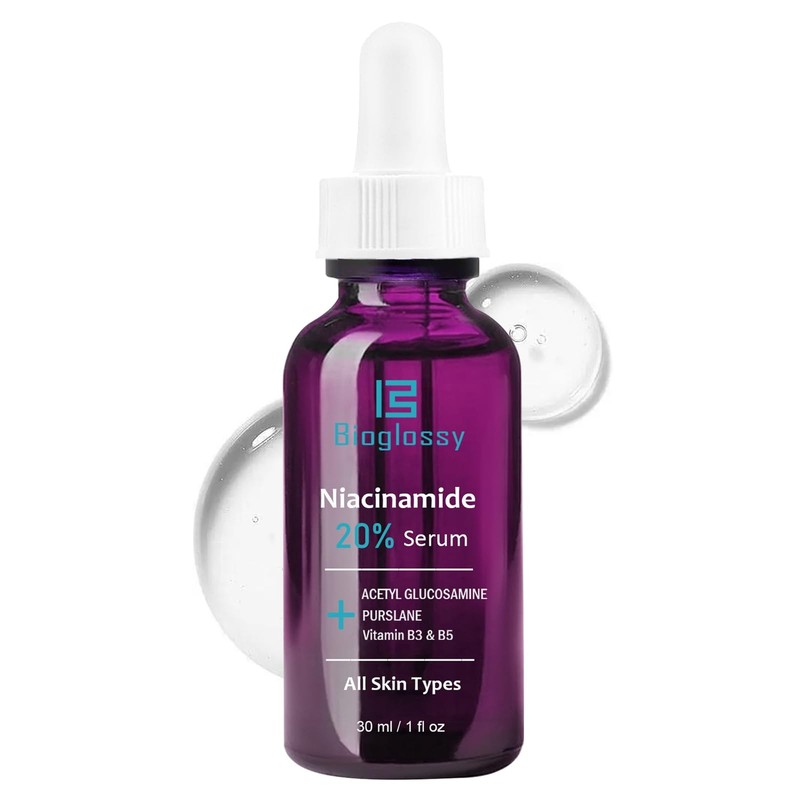 Bioglossy 20% Niacinamide Serum for Face,Niacinamide Vitamin B3 B5 Concentrat…
