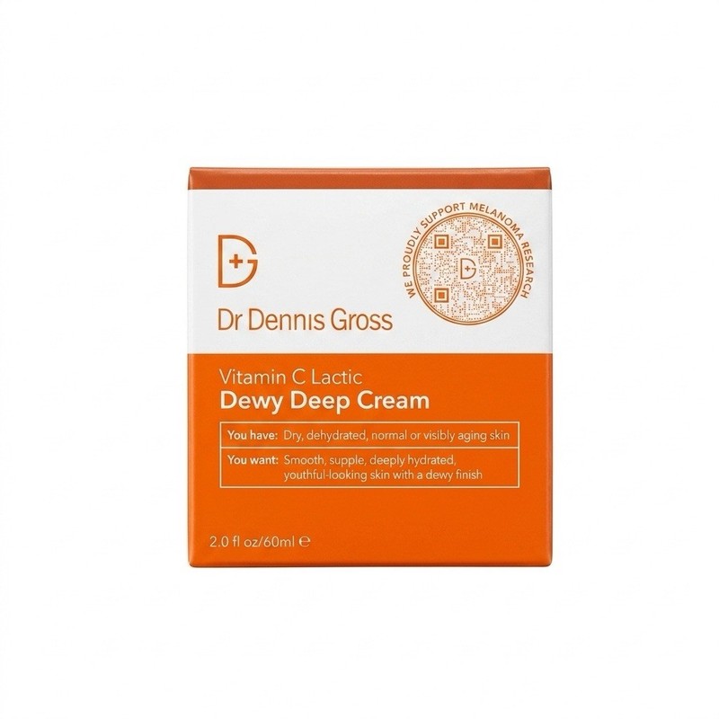 Vitamin C Lactic Dewy Deep Cream – Dr Dennis Gross – 2oz/60ml