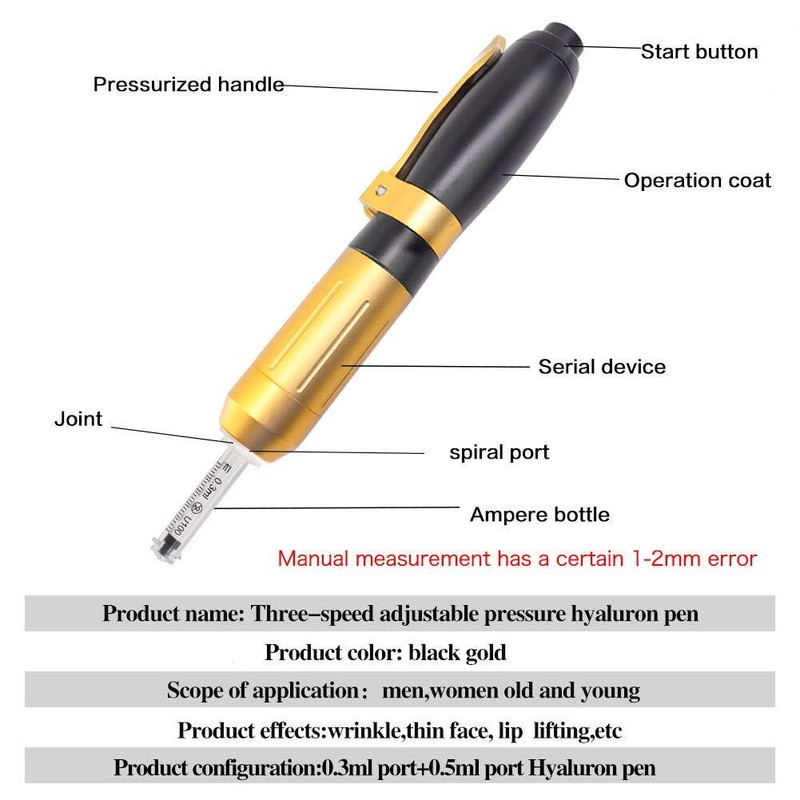 New 2 in 1 Stretch Marks Removal Pen Two Head with Disposable 0.3ml& 0.5ml Tubes gallery