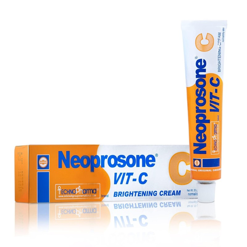 Neoprosone Skin Brightening Cream – 1.7 Fl oz / 50 ml – with Vitamin C and Alpha