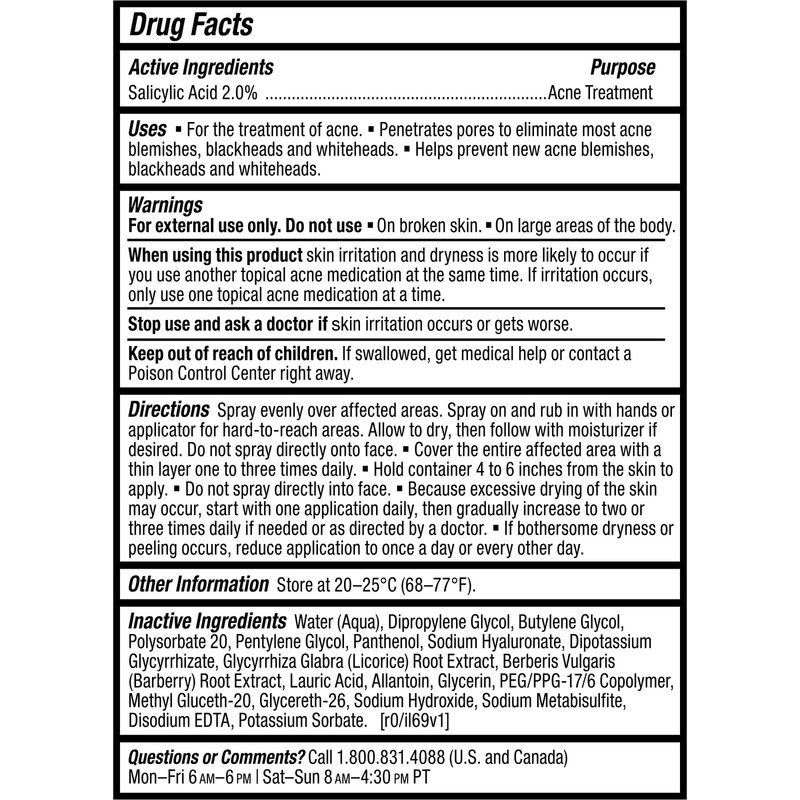 Paula's Choice CLEAR Exfoliating Back & Body Acne Spray, 4 Fl Oz (Pack of 1) gallery