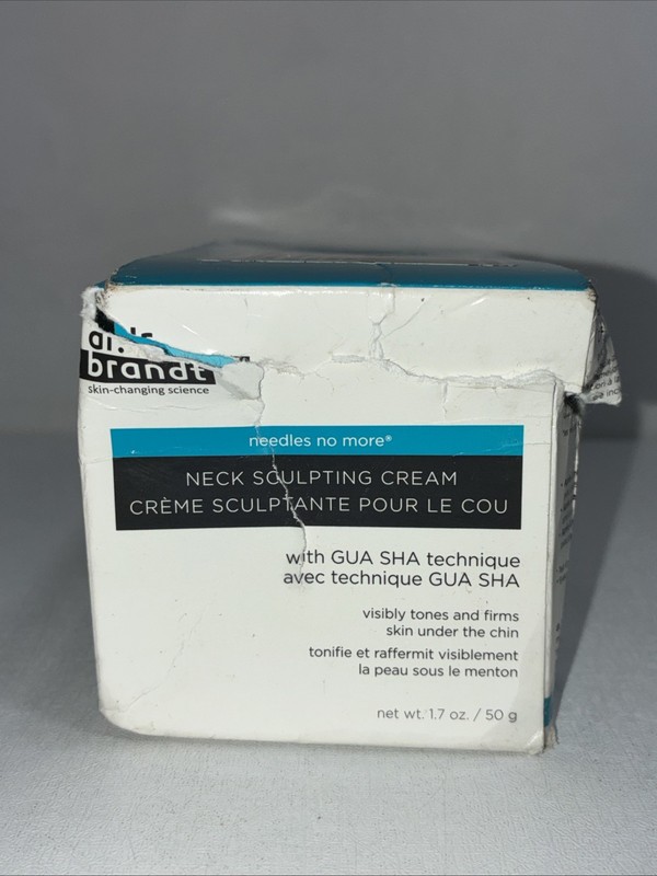 Dr. Brandt Needles No More Sculpting Cream 1.7 Oz New In Damaged Box