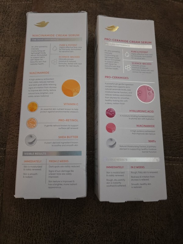Cream Serum Dove Pro-Ceramide + Repair And Dove Niacinamide + Even Tone,... gallery
