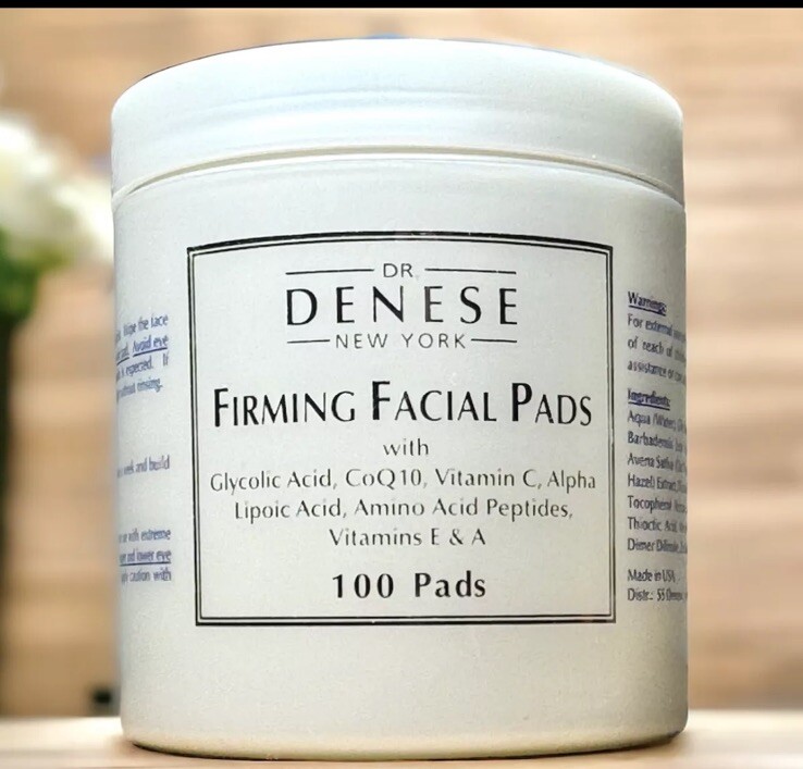 Dr. Denese Advanced Firming Facial Pads – 100 Count SEALED