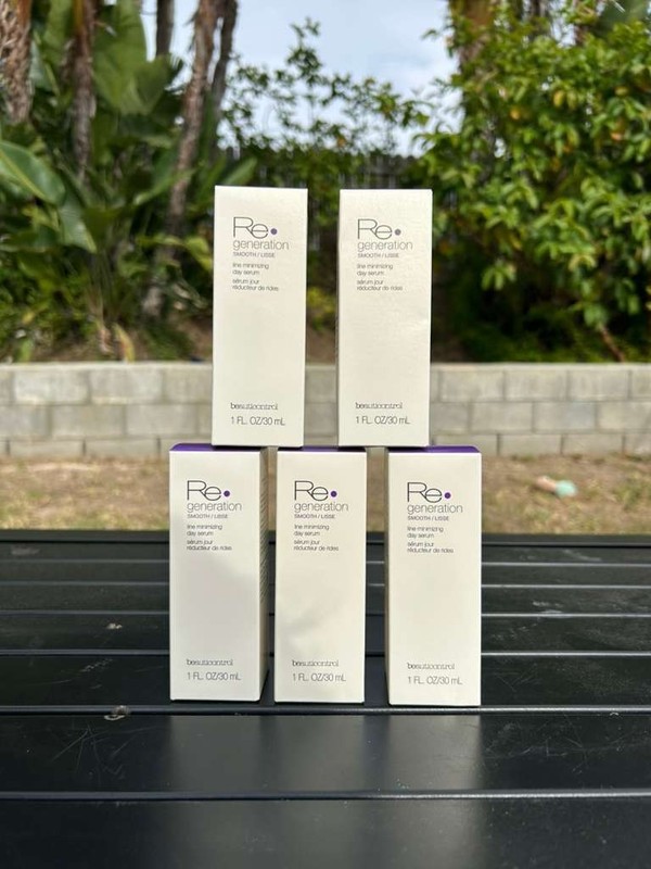 5x Beauticontrol Regeneration Smooth Line Minimizing Day Serum 1 Fl Oz Full Size