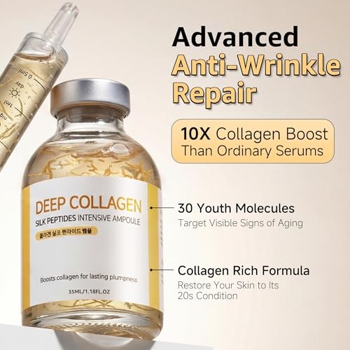 Deep Collagen Serum with Silk Peptide, Korean Anti-Aging Face Serum for gallery