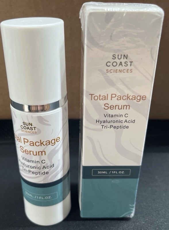 Coast Science Anti Aging Total Package Serum Vitamin C Hyaluronic Acid 1-Ounce.