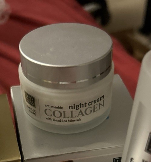 Dead Sea Collection COLLAGEN NIGHT CREAM Anti-Wrinkle W Dead Sea Minerals 1.69oz gallery