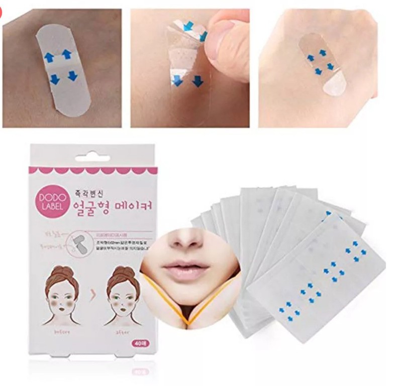 100 Pieces Of Instant Face Neck Chin Eye Lift Sticker Facelift Anti Wrinkle