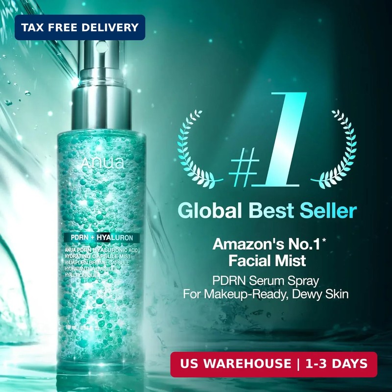ANUA PDRN Collagen Glow Facial Serum Spray, Hydrating Face Mist, Hyaluronic Acid gallery