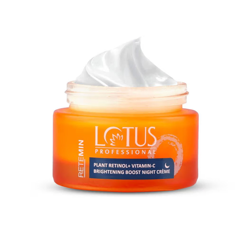 Lotus Retemin Plant Retinol & Vitamin C Brightening Boost Night Cream (50gm) gallery