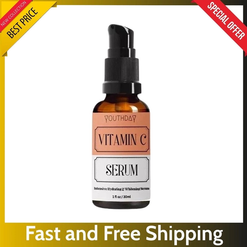Vitamin C (L-Ascorbic Acid) 10% with Pure Hyaluronic Acid Anti Aging Serum 1 oz