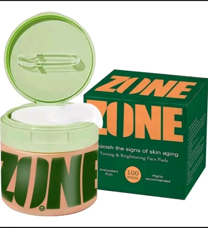 Zone Brightening Face Pads 100ct Exp 05/2028