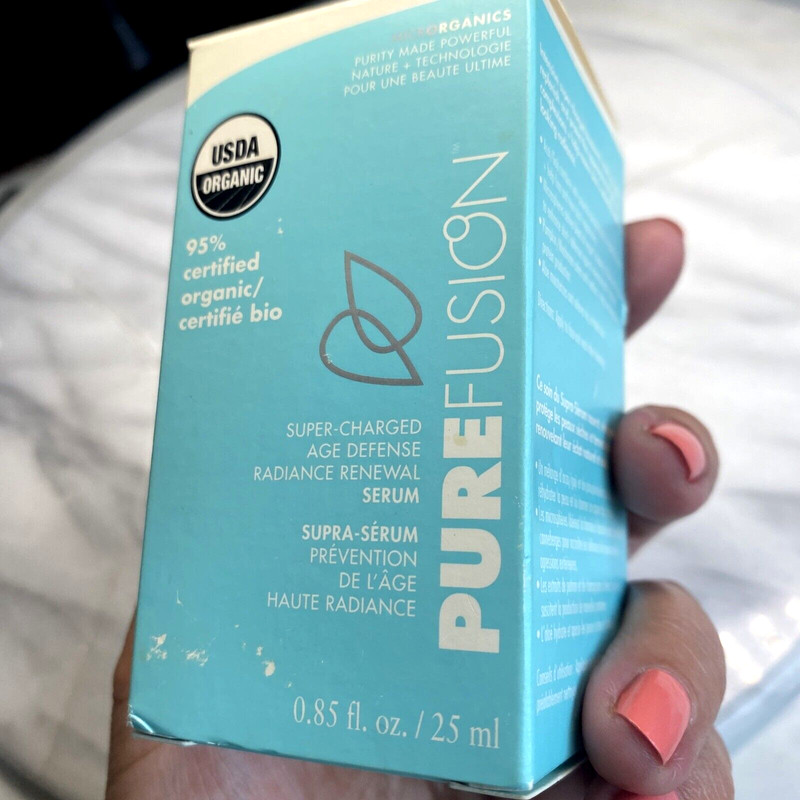 Pure Fusion Beauty Super Charged Age Defense Radiance Renewal Serum .85 Full Sz