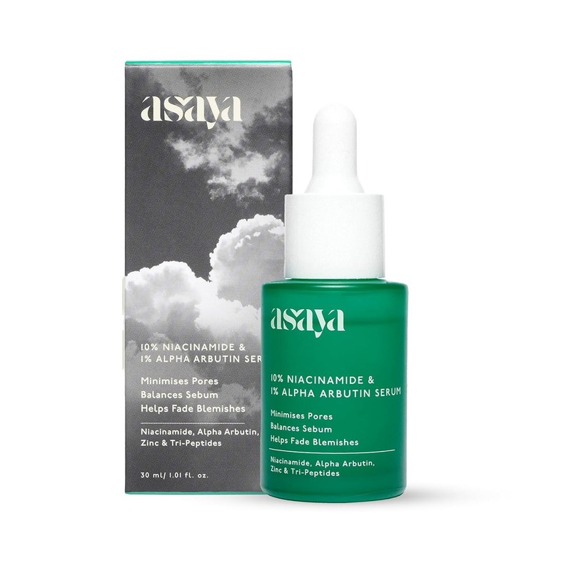 Asaya 10% Niacinamide Face Serum | With Alpha Arbutin & Zinc PCA | 30ml