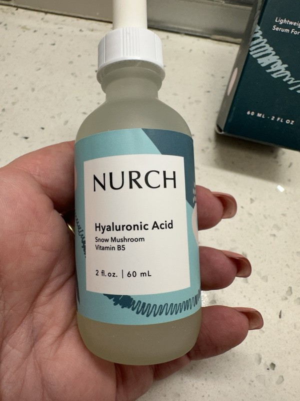 NURCH Hyaluronic Acid Serum w/ Snow Mushroom and Vitamin B5 - 2 fl oz ~ 60ml NEW gallery