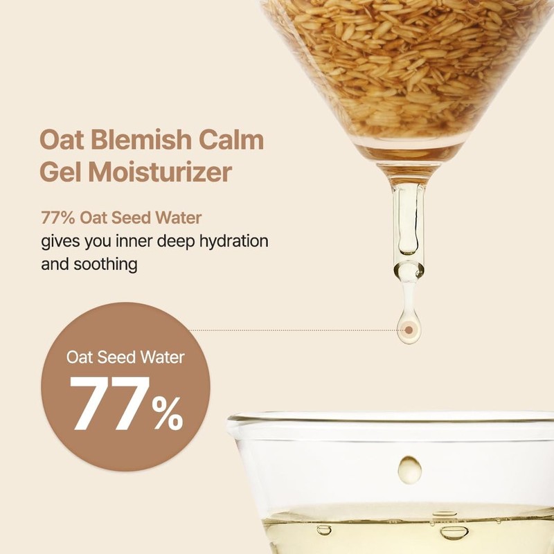 Oat Calming Gel Cream | Face Moisturizer for Blemish Calm & Lightweight Hydra... gallery