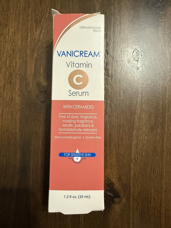 Vanicream Vitamin C Serum w/ Ceramides for Sensitive Skin 1.2 fl oz - NEW