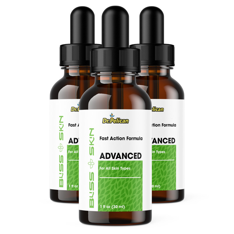 Bliss Skin Advanced Drops-Anti Aging/Skin Beauty & Health-3 Bottles-90ml 1fl oz