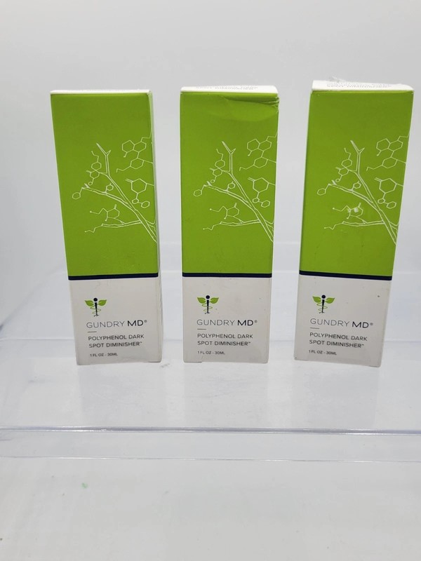 Gundry MD Polyphenol Dark Spot Diminisher Serum 1 Oz Sealed- Lot Of 3