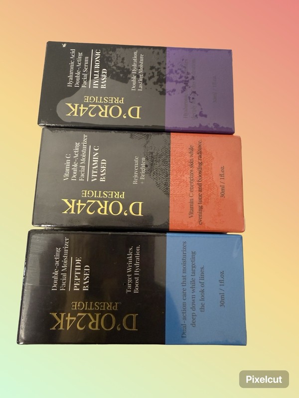 D’OR24K PRESTIGE Double-acting Facial Moisturizer Set Hyaluronic Acid