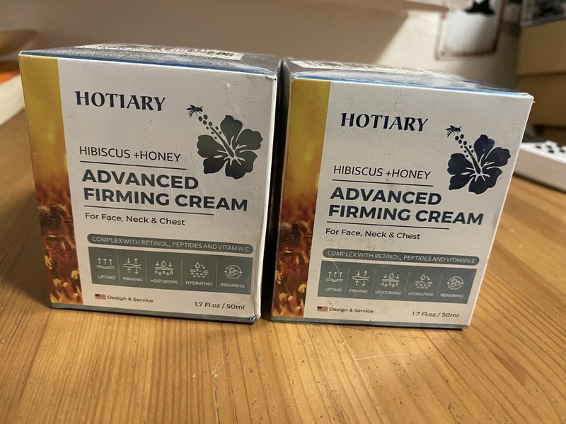 Hibiscus & Honey Firming Cream, Neck Skin Tightening Cream, Skin. Lot Of 2. C