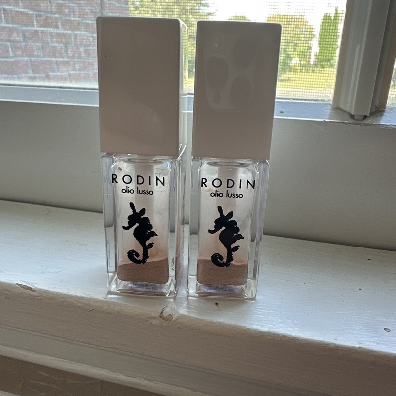 RODIN Olio Lusso Luxury Lip Oil Natural 0.24oz No Box Lot Of 2