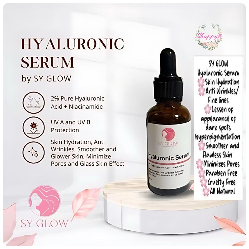2X SY GLOW Hyaluronic Serum - Hydration & Glowing Glass Skin, 30ml gallery