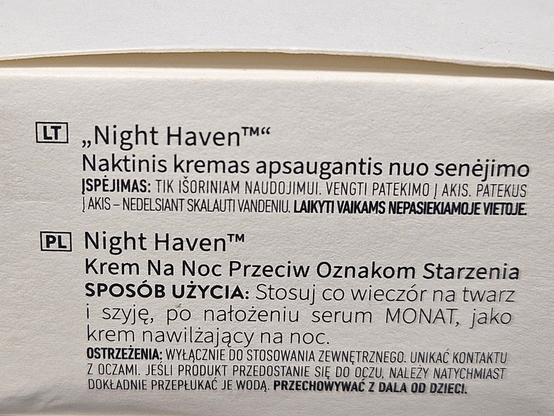 TRAVEL SIZE Monat Night Haven Overnight Age Control Cream 0.5 fl. oz - New gallery