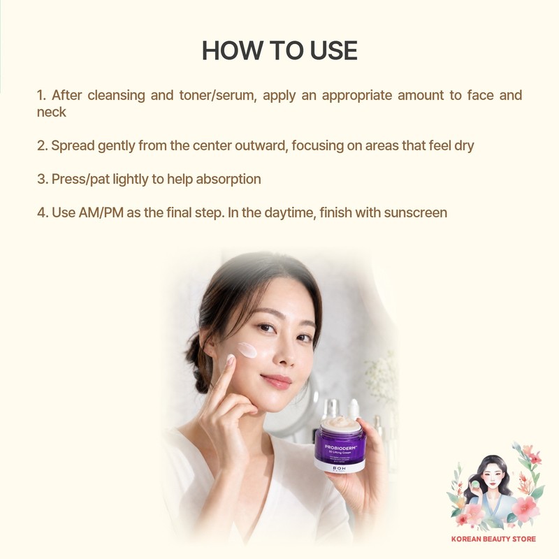 BIOHEAL BOH Probioderm 3D Lifting Cream 50ml x3 + Mask x2 Anti-Aging K-Beauty gallery