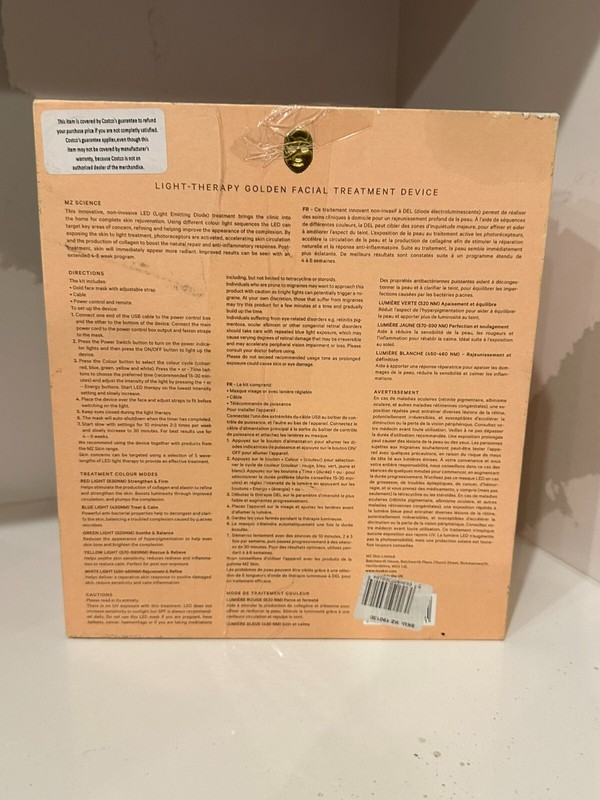 MZ Skin Light Therapy Golden Facial Treatment Device - Brand New other gallery