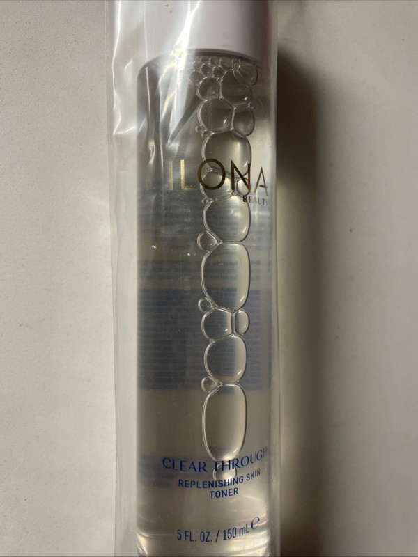 Ilona Beauty Clear Through Replenishing Skin Toner 5 Oz Sealed New