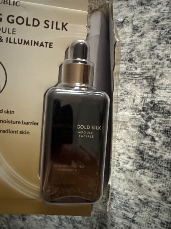 Nature Republic Ginseng Gold Silk Facial Ampoule 3.38 fl oz Exp: 04/28 gallery