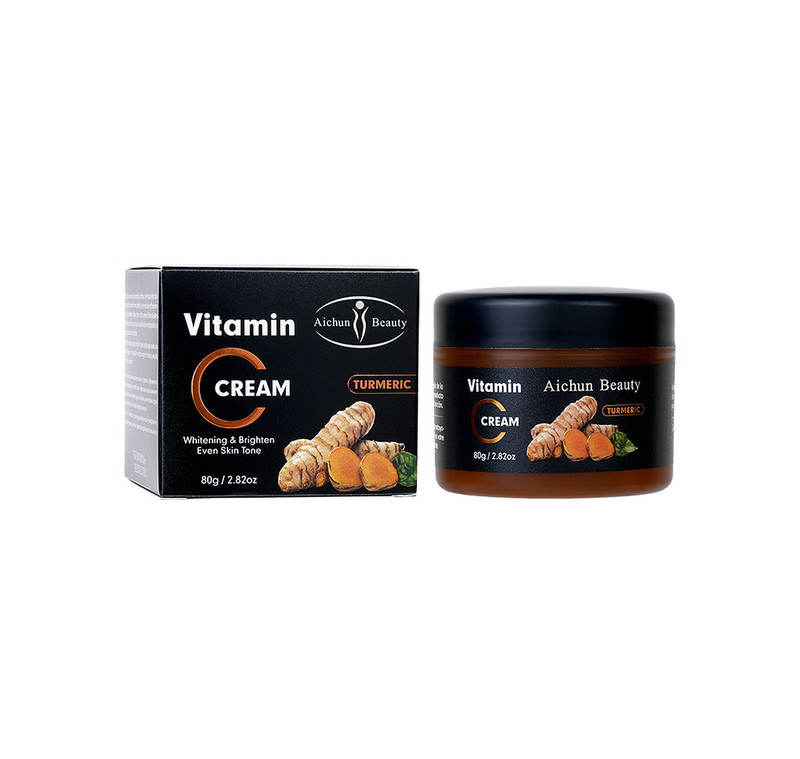 Aichun Beauty Vitamin C Carrot Turmeric Papaya Cream Nourishing Plant 80g