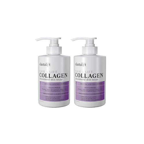 Elastalift Collagen Serum for Face + Collagen Body Cream 2PC Bundle | Anti-Aging