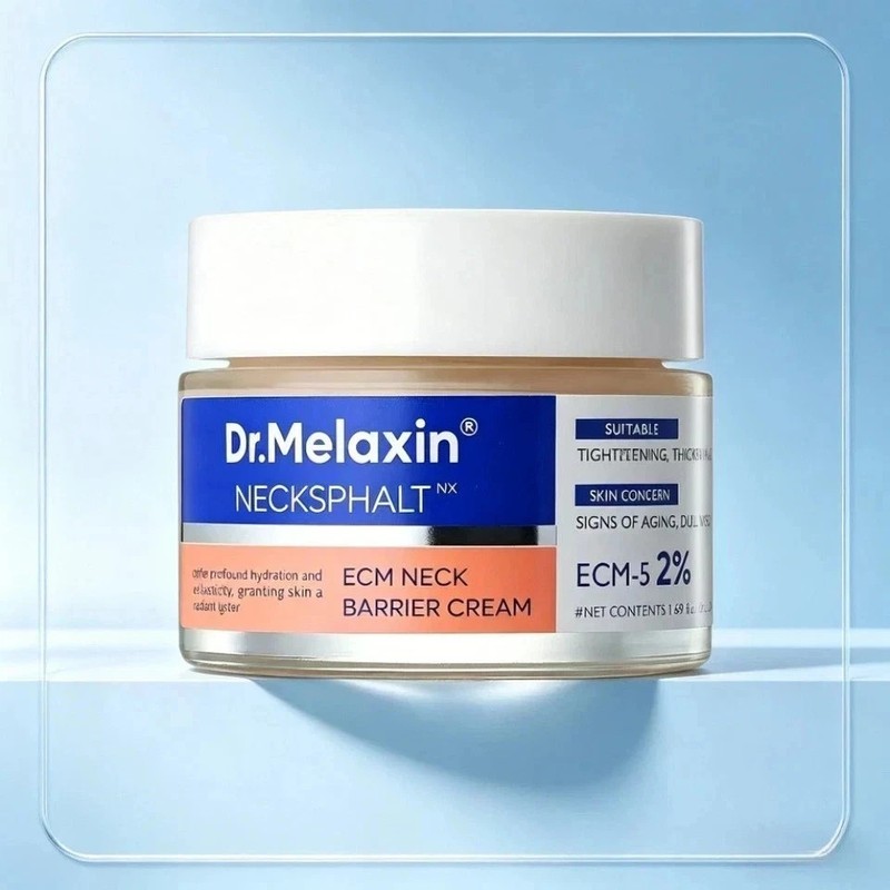 Dr.Melaxin Necksphalt ECM Neck Barrier Cream 50ml Korea Beauty Free ship